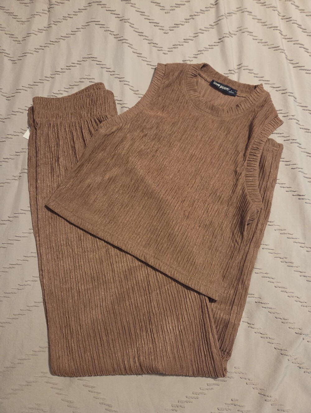 Beautiful mocha 2-piece set LARGE